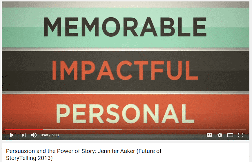 Persuasion and the Power of Story Jennifer Aaker Future of StoryTelling 2013 YouTube