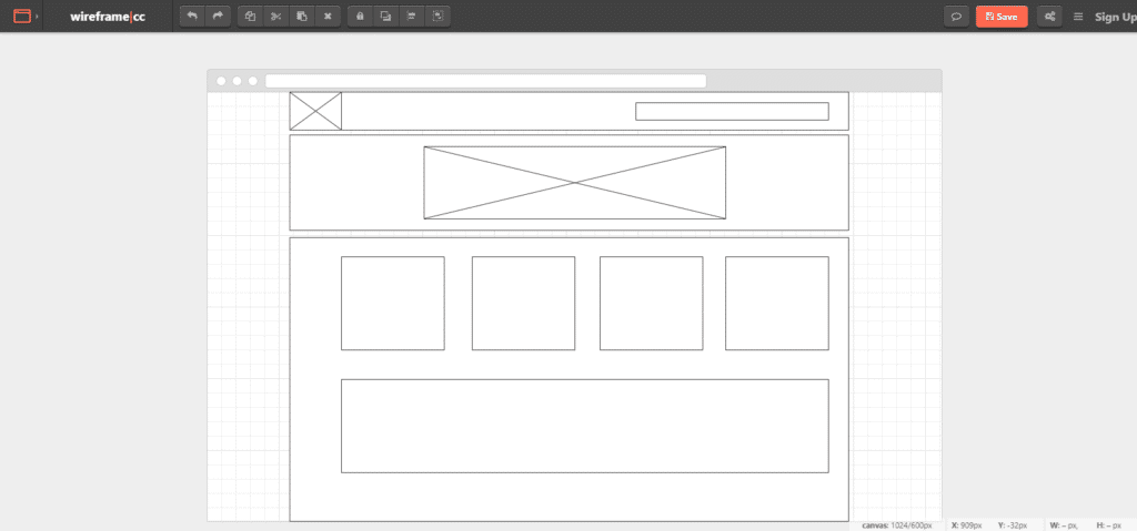 Wireframe.cc wireframing tool