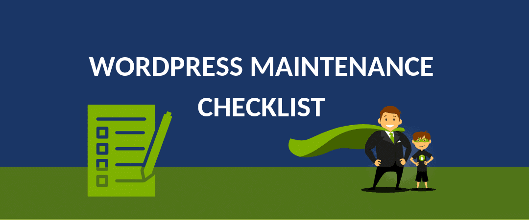 WordPress maintenance checklist