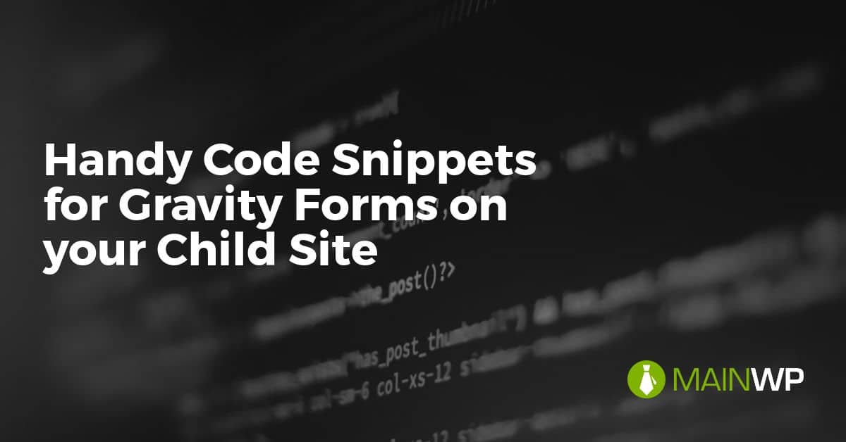 Code-Snippets-for-Gravity-Forms