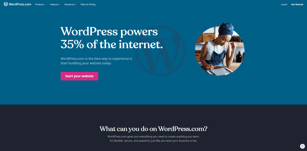 Screenshot: WordPress.com