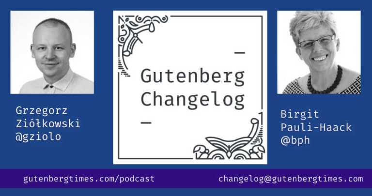 Gutenberg Podcast Changelog 