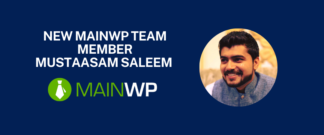 New Mainwp team member Mustaasam Saleem