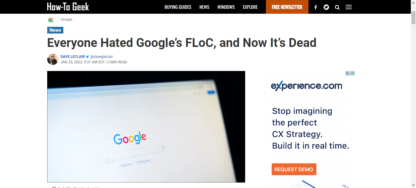 Screenshot: https://www.howtogeek.com/781793/everyone-hated-googles-floc-and-now-its-dead/