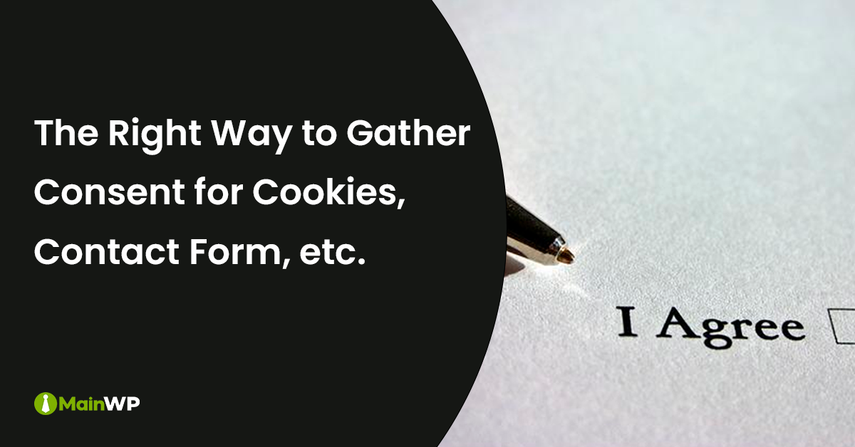 Gather Consent Cookies Contact Form