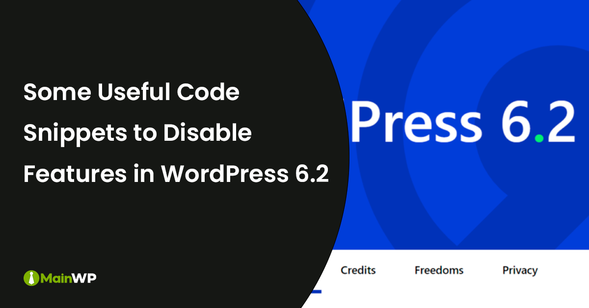 Code Snippets - WordPress 6.2