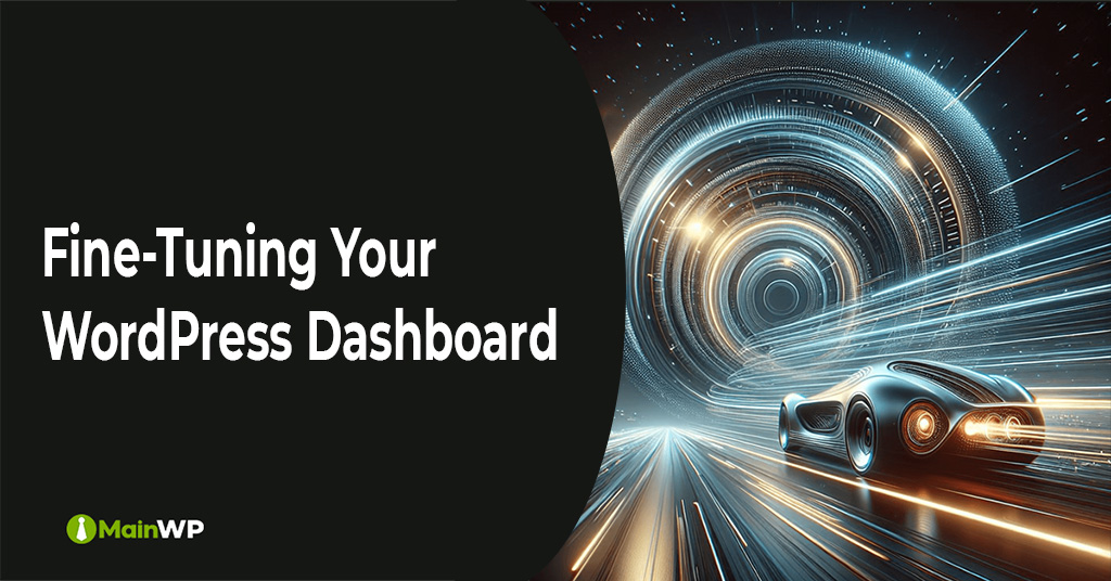 fine-tuning your WordPress Dashboard for Speed