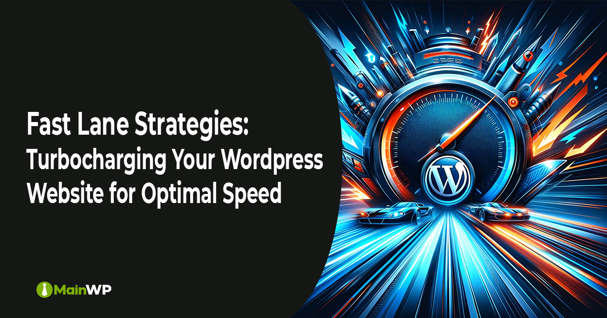Abstract digital cover for a guide on optimizing website speed, showcasing a dynamic and energetic theme. The image features elements like a speedometer and lightning bolts in bold shades of blue, black, orange, and red. These symbols represent speed and efficiency, aligned with the theme of enhancing website performance. The background's sleek design suggests fast movement, embodying the concept of rapid website loading and efficient performance optimization, crucial for SEO and user experience.